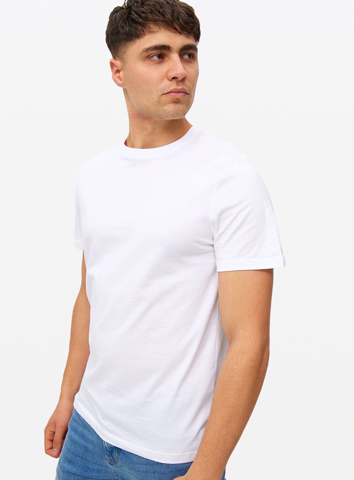 Plain Regular Fit T-Shirts 3 Pack XXXL - Image 2 thumbnail